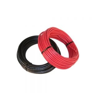 Black and Red Bulk Solar Cable
