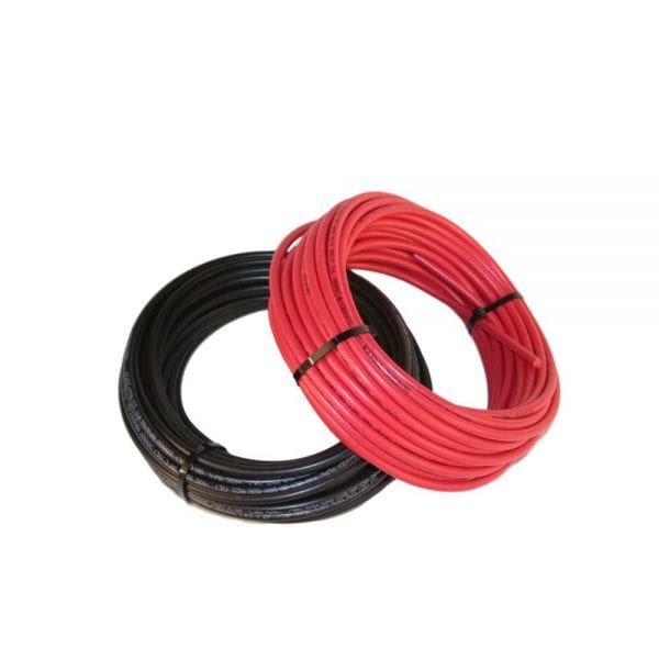Black and Red Bulk Solar Cable