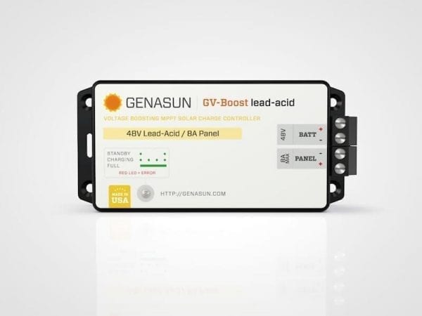 Genasun GV-Boost 8 Amp 36 Volt MPPT Solar Boost Charge Controller