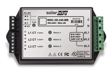 SOLAREDGE, SE-MTR240-0-000-S1, SOLAREDGE ELECTRICITY METER, 1PH-120/240VAC