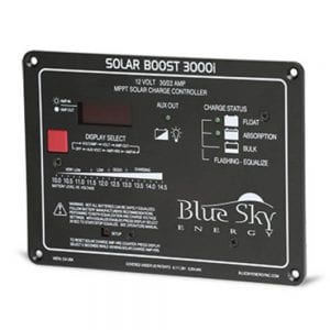 BLUE SKY SB3000 MPPT CONTROL SOLAR BOOST CHARGE CONTROL 22A/30A 12V PNL MOUNT DISPLAY