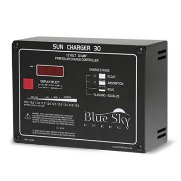BLUE SKY SC30 30A PWM PANEL MOUNT CHARGE CONTROLLER