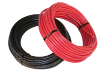 red and black Solar Cables
