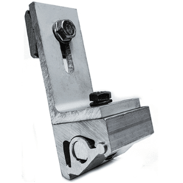 snapNRack Sealing metal roof clamp with L foor _GlobalSolarSupply