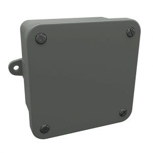 4x4x2 plastic J box outdoor rated